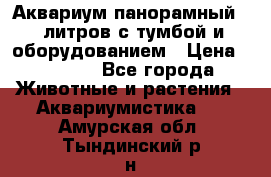 Аквариум панорамный 60 литров с тумбой и оборудованием › Цена ­ 6 000 - Все города Животные и растения » Аквариумистика   . Амурская обл.,Тындинский р-н